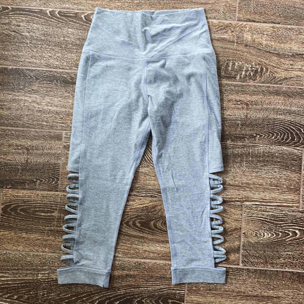 Grey Capri Leggings